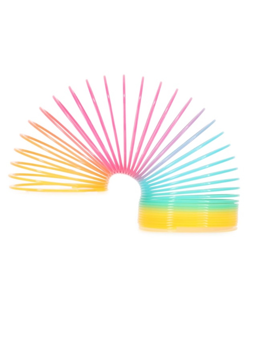 Rainbow Slinky Plastic Toy